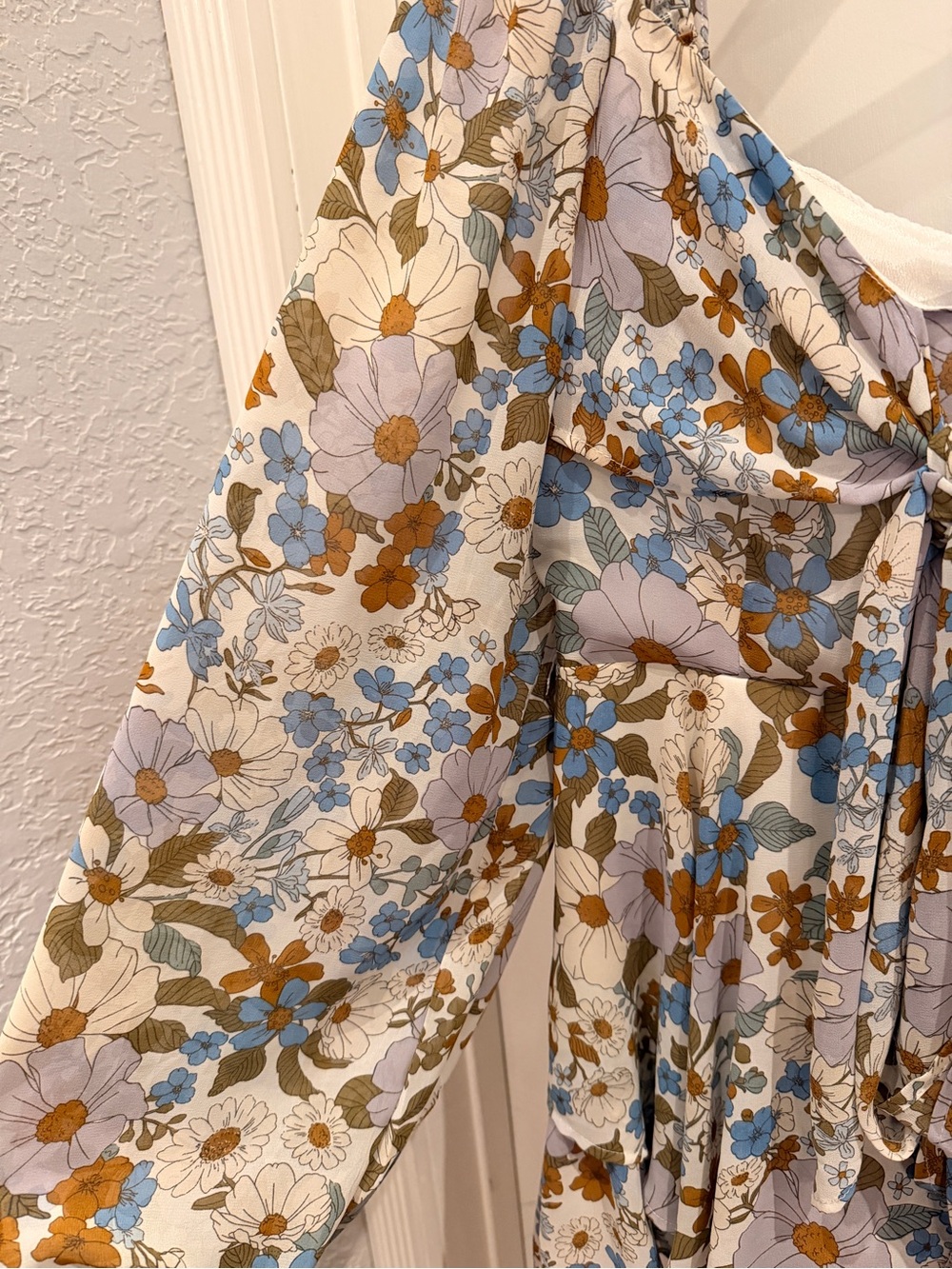 HYFVE Floral Tiered Ruffle Romper Large Cottagecore - Picture 4 of 9